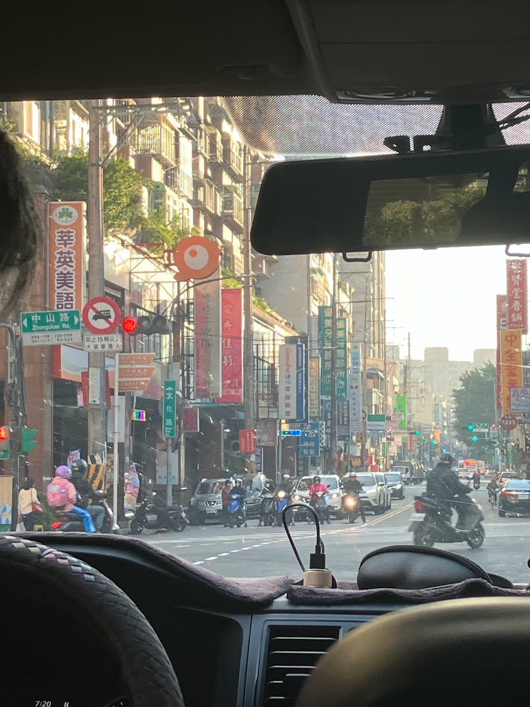 the bustling city of taiwan