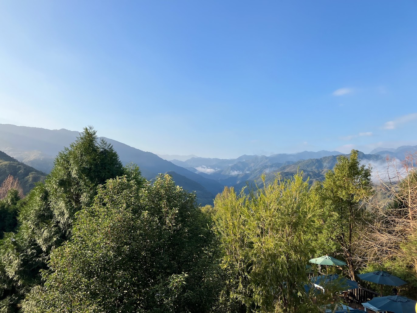 mountains in the backcountry of taiwan